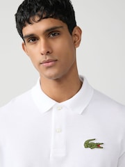 Lacoste Cotton Piqué Badge Polo Shirt - Image 3 of 6