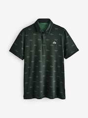 Lacoste Regular Fit UV Protect Printed Golf Polo Shirt - Image 4 of 4