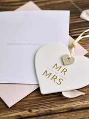 Natural Mr and Mrs Est 2025 Keepsake Card - Image 2 of 4