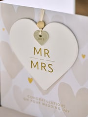 Natural Mr and Mrs Est 2025 Keepsake Card - Image 3 of 4