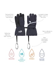 Muddy Puddles Kids Waterproof Ski Gloves - Image 2 of 2