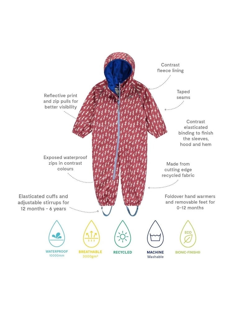Muddy Puddles Waterproof EcoSplash Puddlesuit - Image 4 of 4