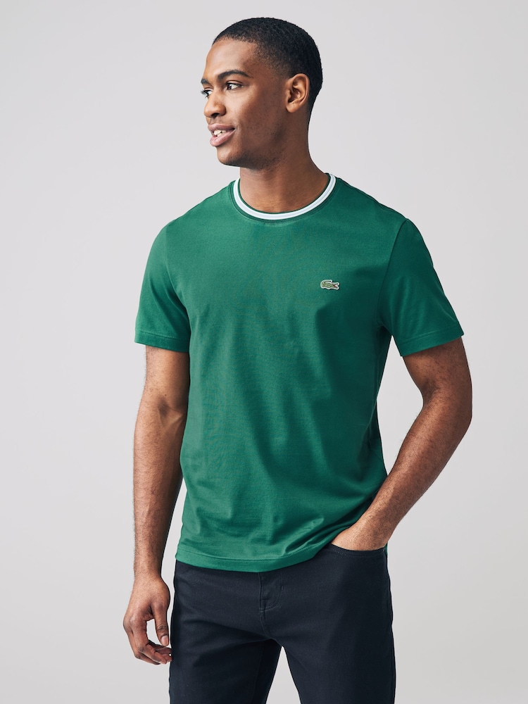 Grün - Lacoste Piqué-T-Shirt in normaler Passform, Petite - Bild 1 von 5