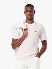 Lacoste Classic Fit Striped Heavy Cotton T-Shirt - Image 1 of 6