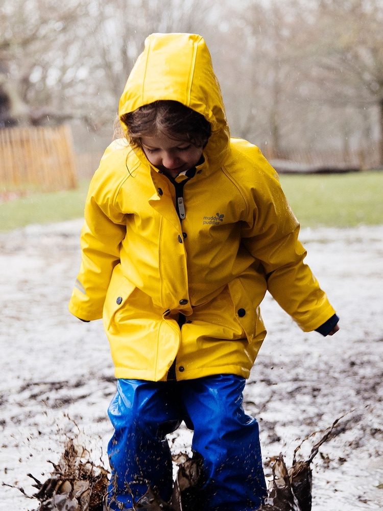 Muddy Puddles Yellow Muddy Puddles Waterproof Insulated Puddleflex Jacket - Image 1 of 1