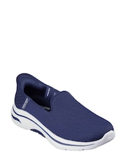 Skechers Blue Go Walk Arch Fit 2.0 Slip In Trainers - Image 2 of 3