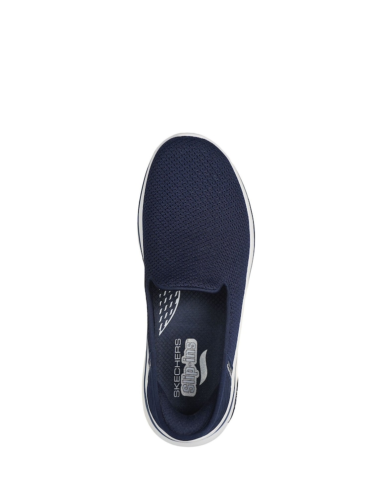 Skechers Blue Go Walk Arch Fit 2.0 Slip In Trainers - Image 3 of 3 Skechers Blue Go Walk Arch Fit 2.0 Slip In Trainers - Image 3 of 3