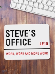 Loveabode Personalised Mouse White Mat - Image 1 of 4