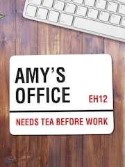 Loveabode Personalised Mouse White Mat - Image 3 of 4
