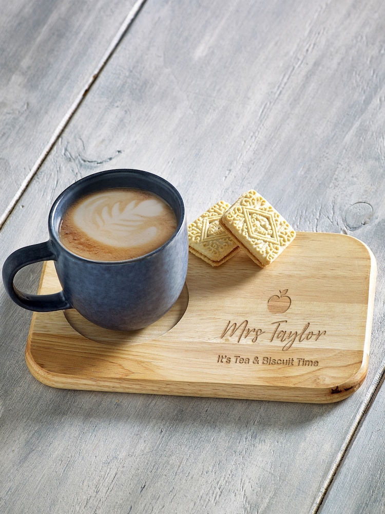 Loveabode Personalised Teachers Drinks and Treats Serving Board - Image 1 of 4