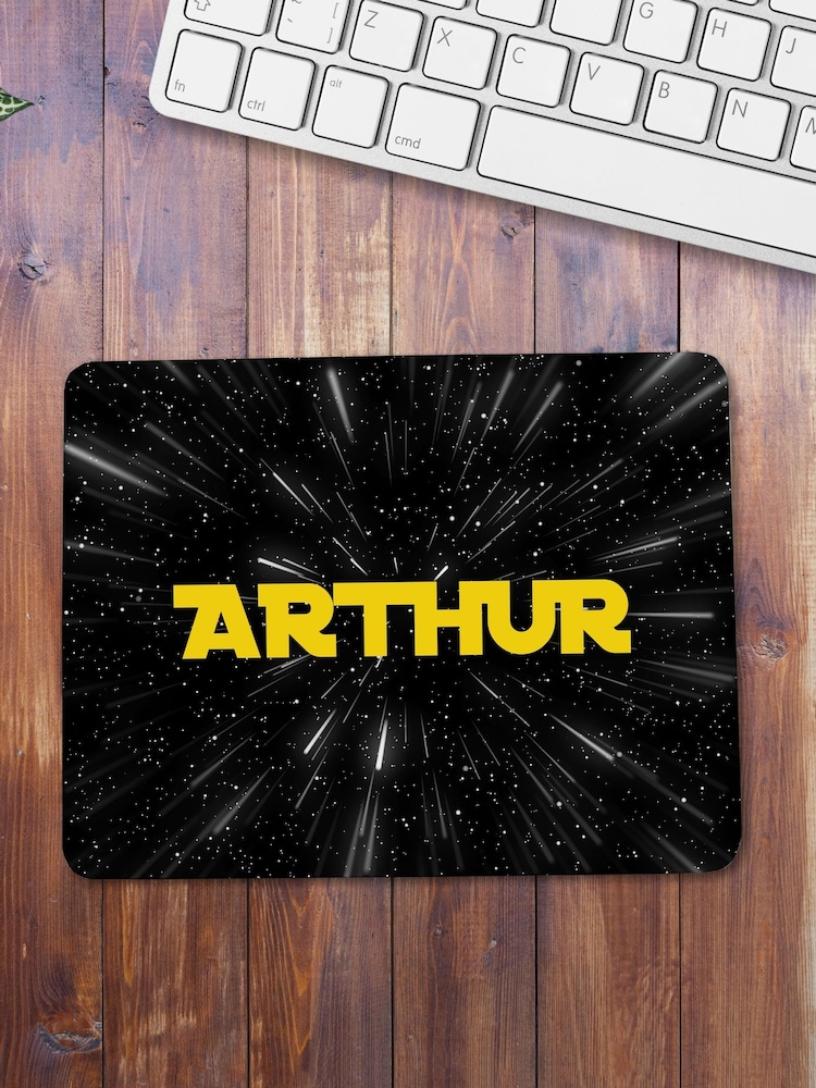 Loveabode Personalised Black Mouse Mat - Image 1 of 4