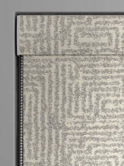 Grey Textured Maze Jacquard Made to Measure Roman Blinds - Image 3 of 6