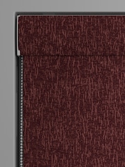 Wine Red Burgundy Heavyweight Chenille Made to Measure Roman Blind - Image 3 of 6