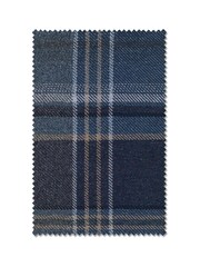 Blue Brushed Check Made to Measure Roman Blind - Image 6 of 6