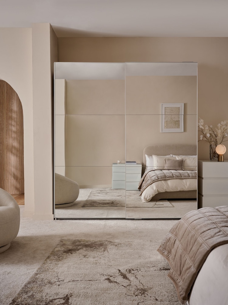 Mirror Sloane Glass 2m Sliding Wardrobe - Image 2 of 11
