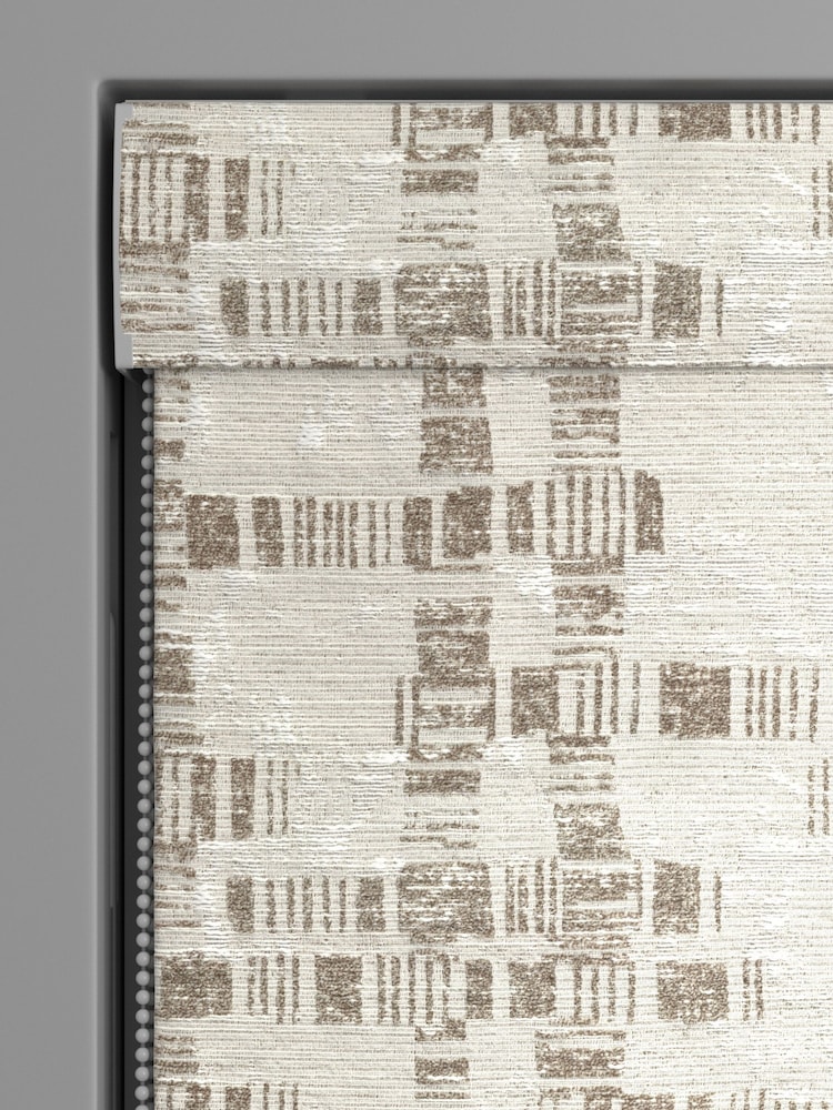 Champagne Gold Lustre Jacquard Made to Measure Roman Blind - Image 3 of 6