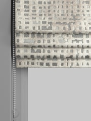 Silver Collection Luxe Velvet Abstract Made to Measure Roman Blind - Image 2 of 6