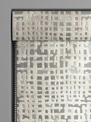 Silver Collection Luxe Velvet Abstract Made to Measure Roman Blind - Image 3 of 6