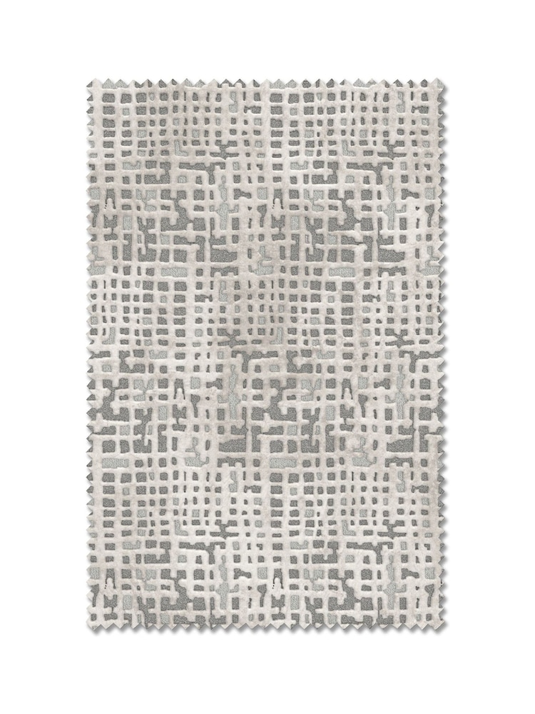 Silver Collection Luxe Velvet Abstract Made to Measure Roman Blind - Image 7 of 7 Silver Collection Luxe Velvet Abstract Made to Measure Roman Blind - Image 7 of 7