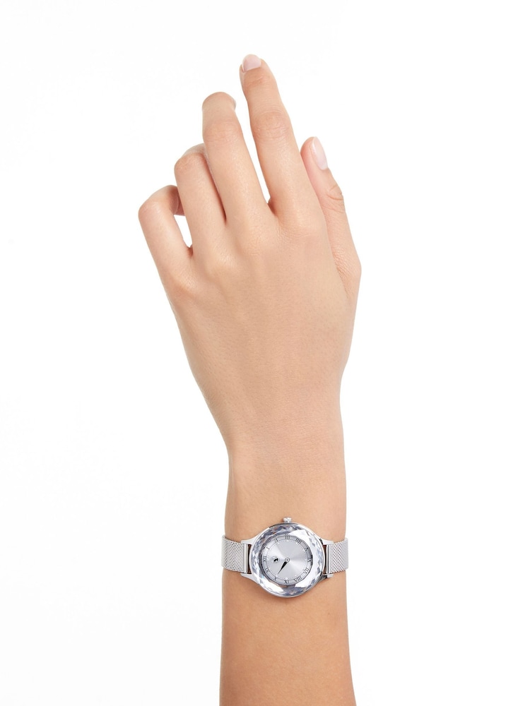 Swarovski Slate Grey Octea Nova Watch, Swiss Made, Metal bracelet, Silver tone, Stainless steel - Image 2 of 7