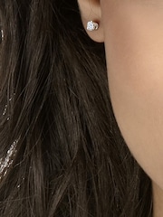 Swarovski White Attract Stud Earrings - Image 3 of 8