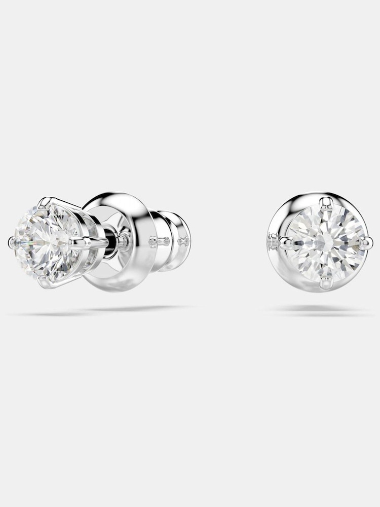 Swarovski White Attract Stud Earrings - Image 4 of 8
