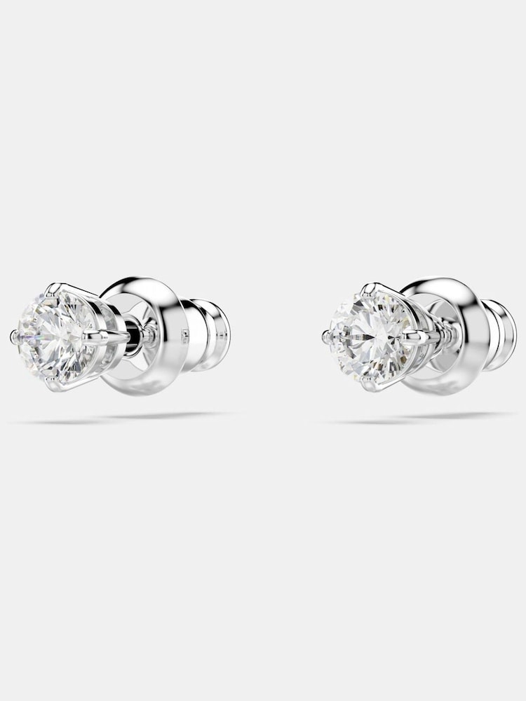 Swarovski White Attract Stud Earrings - Image 7 of 8