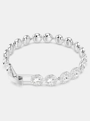 Swarovski Silver Tone Rhodium Plated Round Cut Una Bracelet - Image 3 of 4