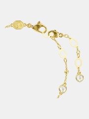 Swarovski Gold Stone Plated Round Cut Imber Bracelet - Image 3 of 5