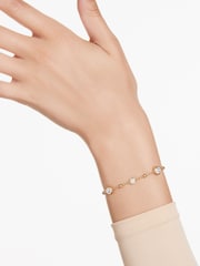 Swarovski Gold Stone Plated Round Cut Imber Bracelet - Image 5 of 5