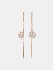 Swarovski White Rose Gold Tone Plated Meteora Drop Earrings - Image 1 of 5