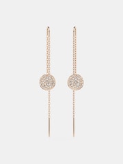 Swarovski White Rose Gold Tone Plated Meteora Drop Earrings - Image 2 of 5