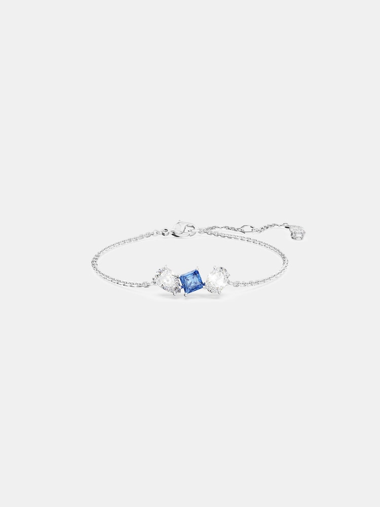 إسورة Mesmera مطلية روديوم بأشكال أحجار مختلفة من Swarovski - صورة 1 من 5