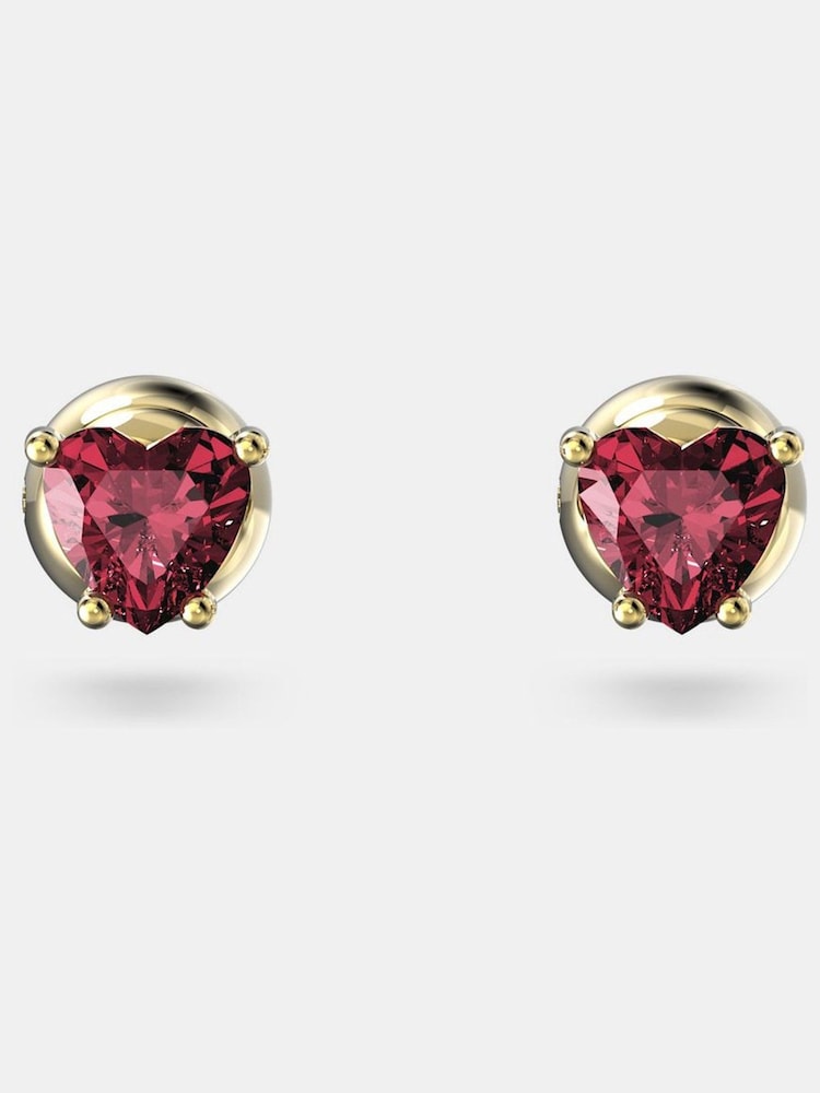 Swarovski Red Stilla Stud Earrings - Image 1 of 9