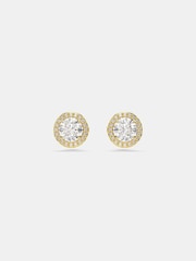 Swarovski Gold Tone Una Stud Earrings - Image 1 of 7