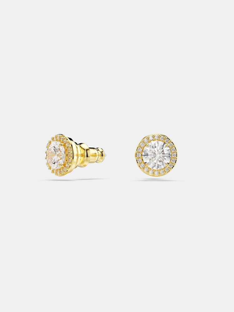 Swarovski Gold Tone Una Stud Earrings - Image 2 of 7