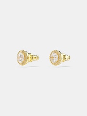 Swarovski Gold Tone Una Stud Earrings - Image 3 of 7