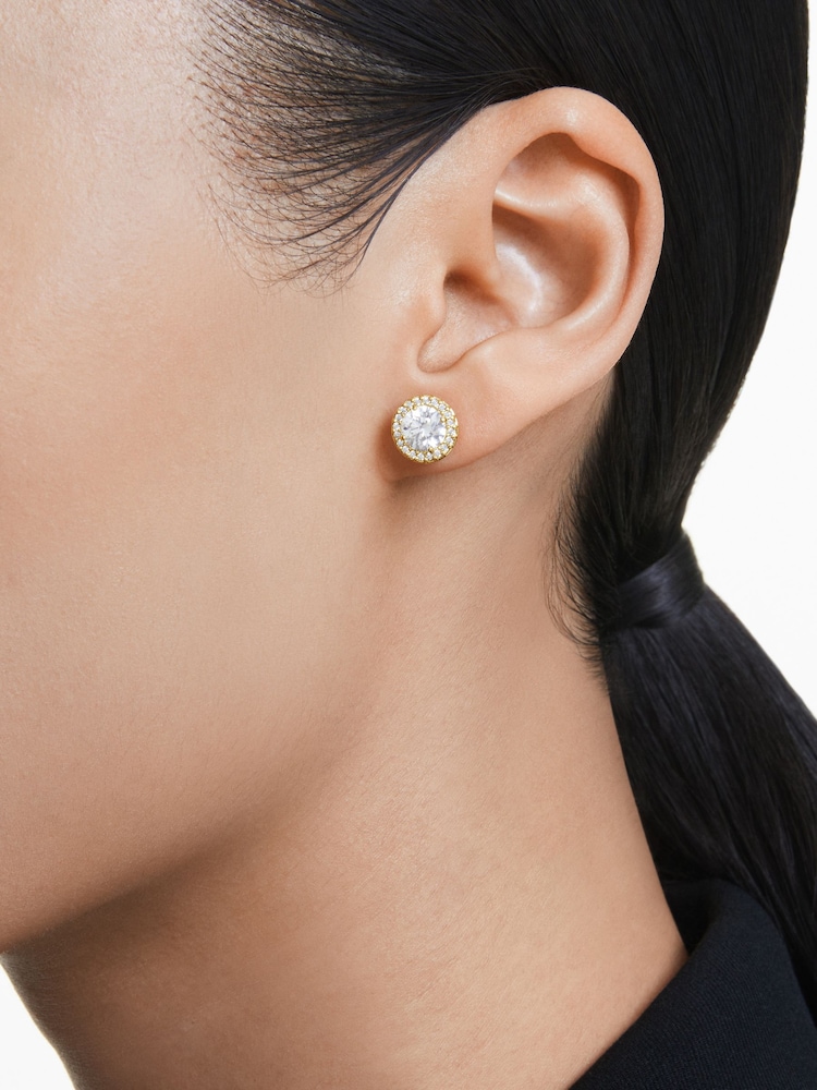Swarovski Gold Tone Una Stud Earrings - Image 7 of 7