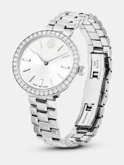 Swarovski Slate Grey Certa Watch, Swiss Made, Metal Bracelet, Silver Tone, Stainless Steel - Image 2 of 5