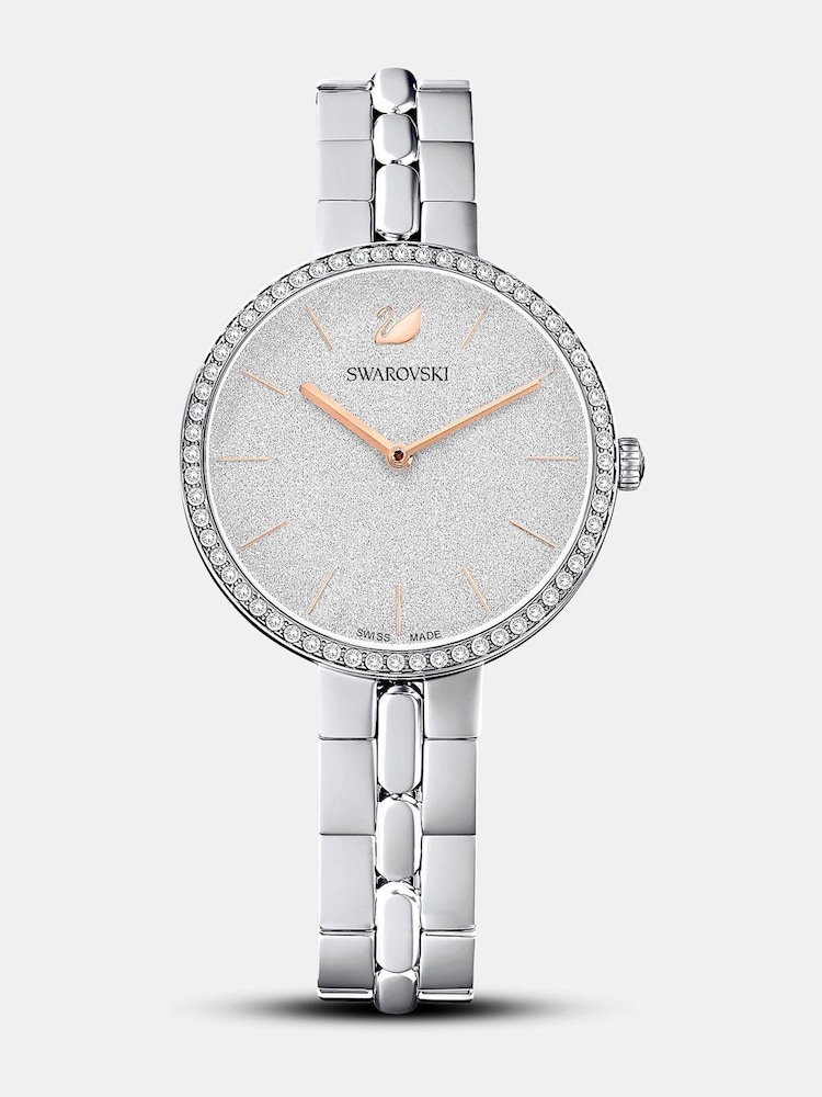 Swarovski Slate Grey Cosmopolitan Watch, Swiss Made, Metal Bracelet, Silver Tone, Stainless Steel - Image 1 of 5