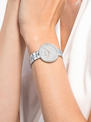 Swarovski Slate Grey Cosmopolitan Watch, Swiss Made, Metal Bracelet, Silver Tone, Stainless Steel - Image 5 of 5