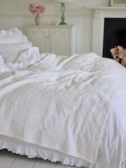 Shabby Chic by Rachel Ashwell® White Matelasse Throw - Image 1 of 4