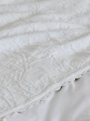 Shabby Chic by Rachel Ashwell® White Matelasse Throw - Image 2 of 4