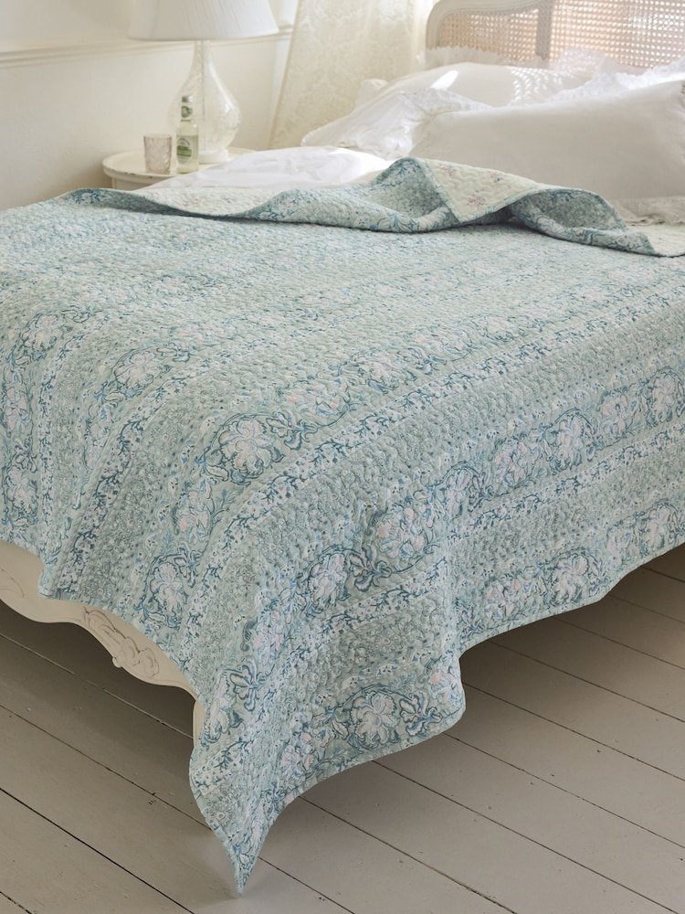 Shabby Chic by Rachel Ashwell® Powder Blue Bedouin Rosabelle Bedspread - Image 1 of 3