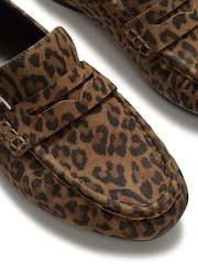 FitFlop Delicato suède instappers met luipaardprint - Afbeelding 5 van 5