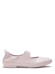 FitFlop Pink Fitflop X Pantone Delicato Poise Leather Mary Janes Shoes - Image 1 of 5