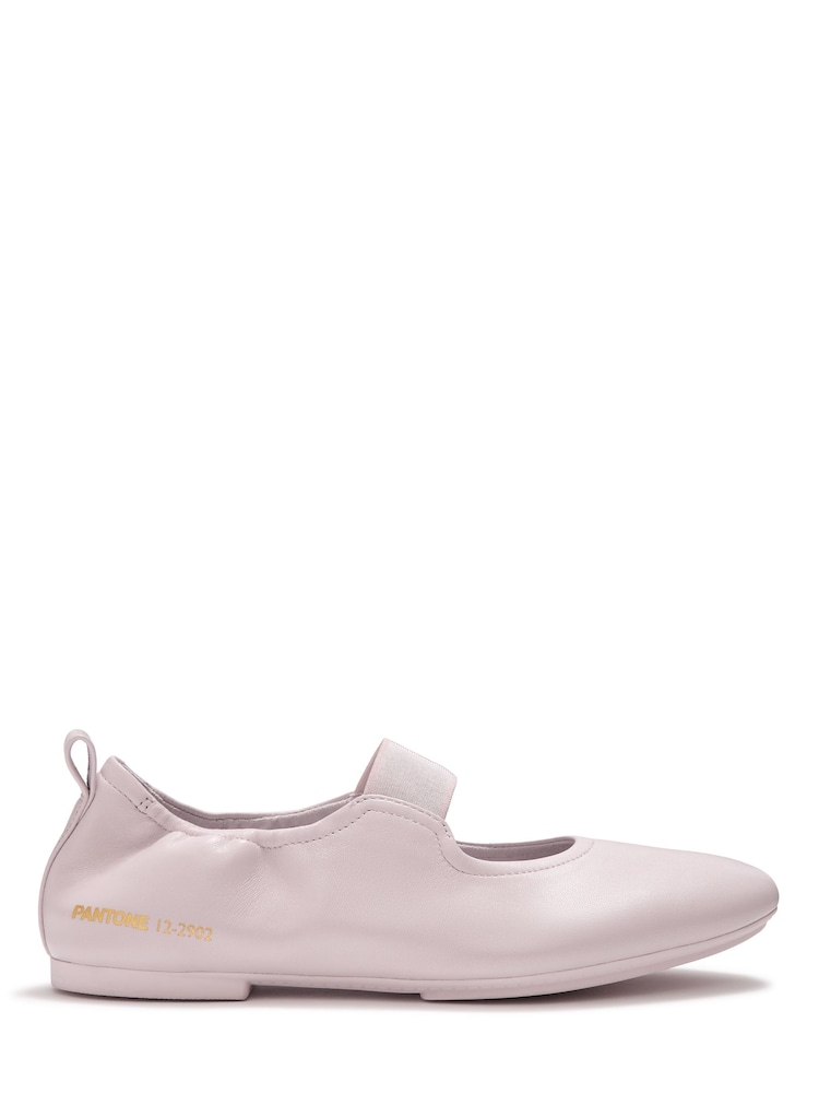 FitFlop Pink Fitflop X Pantone Delicato Poise Leather Mary Janes Shoes - Image 1 of 5 FitFlop Pink Fitflop X Pantone Delicato Poise Leather Mary Janes Shoes - Image 1 of 5