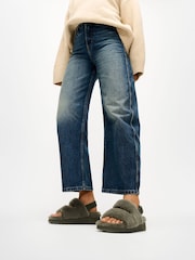 FitFlop Gen-ff Shearling Two-bar Sandals - Bilde 2 av 6