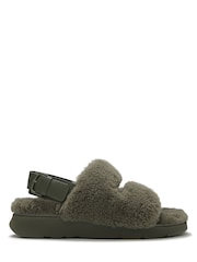 FitFlop Gen-ff Shearling Two-bar Sandals - Bilde 3 av 6