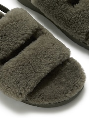 FitFlop Gen-ff Shearling Two-bar Sandals - Bilde 6 av 6